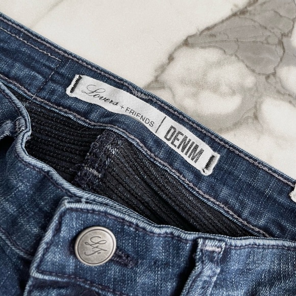 Revolve Lovers + Friends Aaron Moto Skinny Jeans - Picture 2 of 7